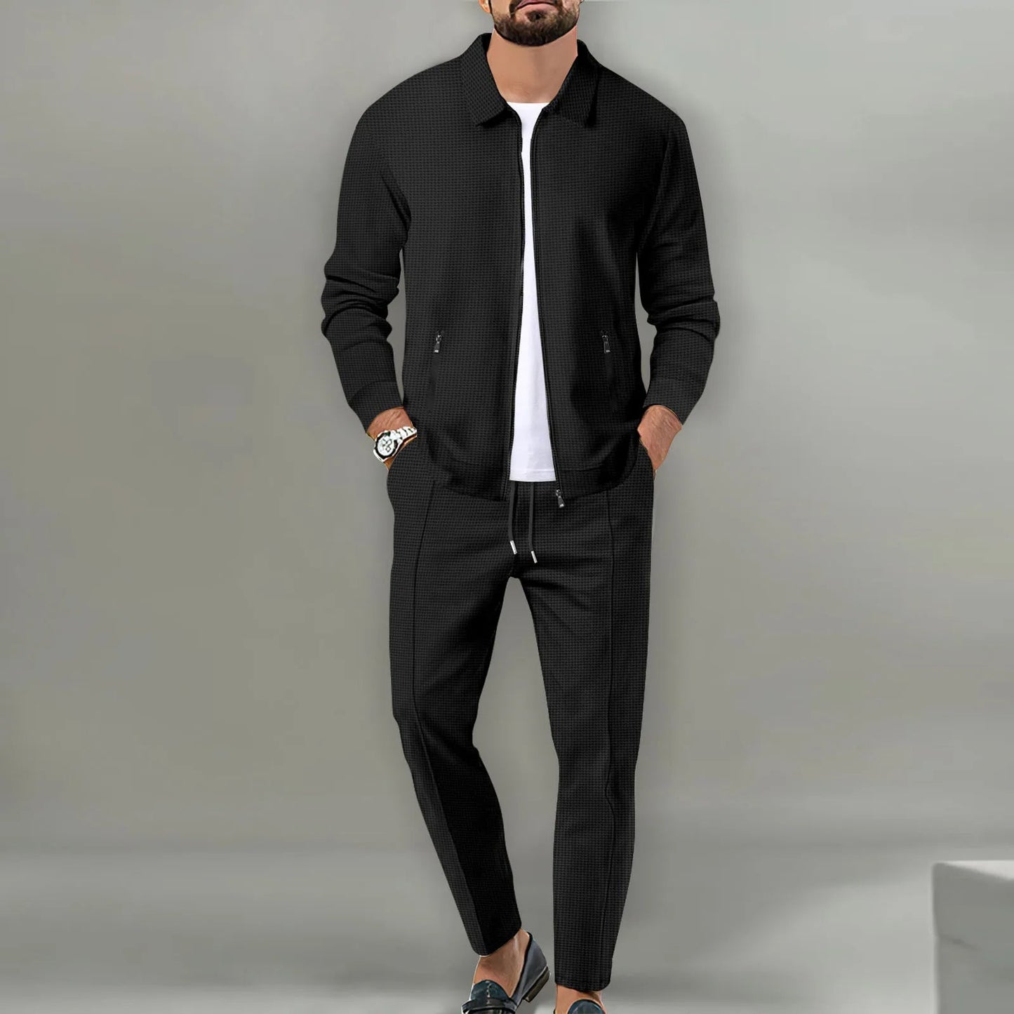 Homme Ensemble Veste Zippée et Pantalon-Sets for Men-Gigié