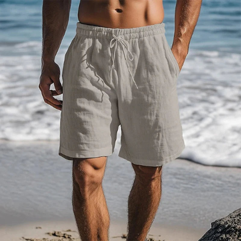 Homme Short à Taille Élastique avec Cordon de Serrage-Shorts for men-Gigié