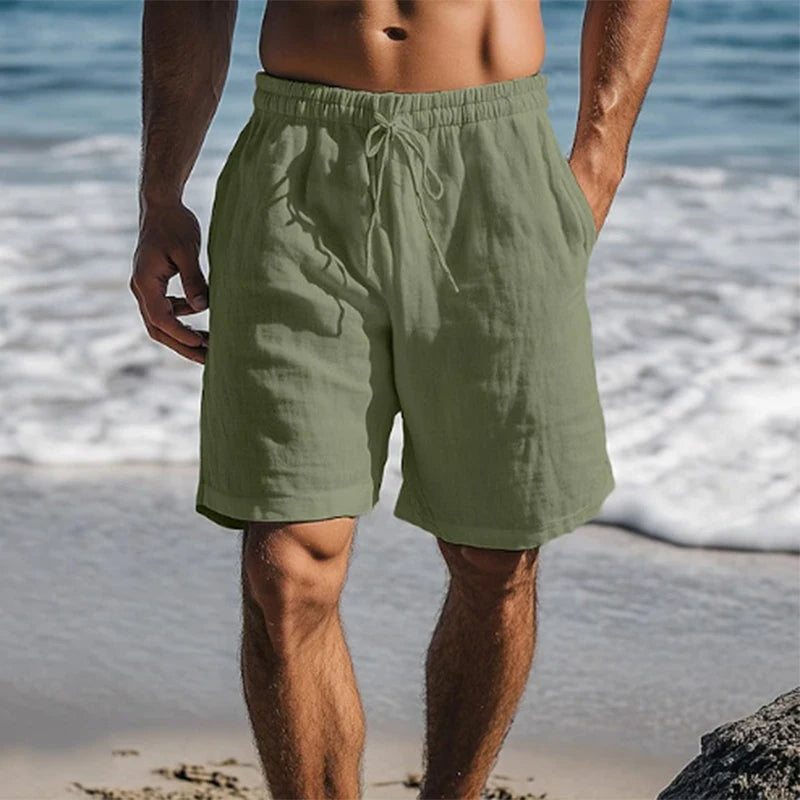Homme Short à Taille Élastique avec Cordon de Serrage-Shorts for men-Gigié