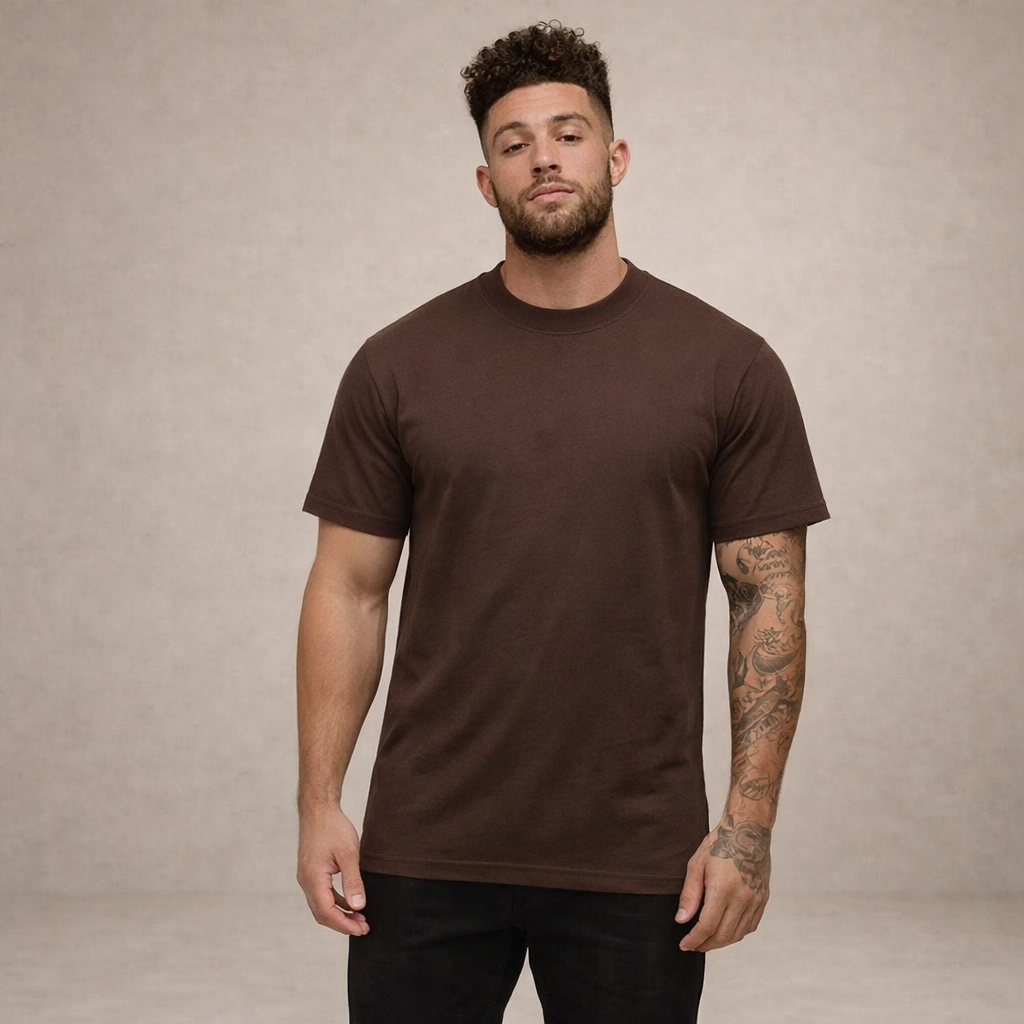 Hommes T-shirt à col rond et manches courtes 8