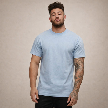 Hommes T-shirt à col rond et manches courtes 9