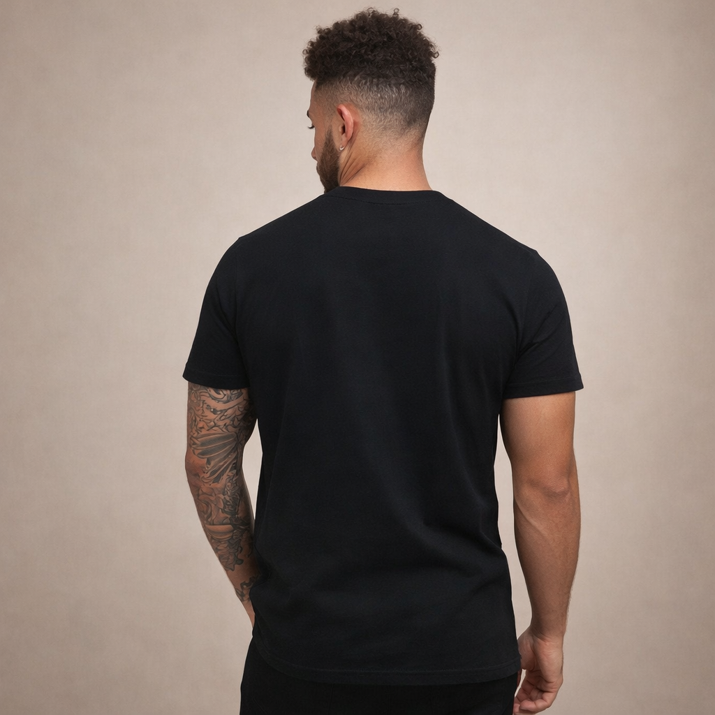 Hommes T-shirt à col rond et manches courtes 2