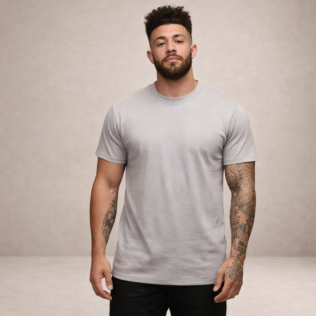 Hommes T-shirt à col rond et manches courtes 3