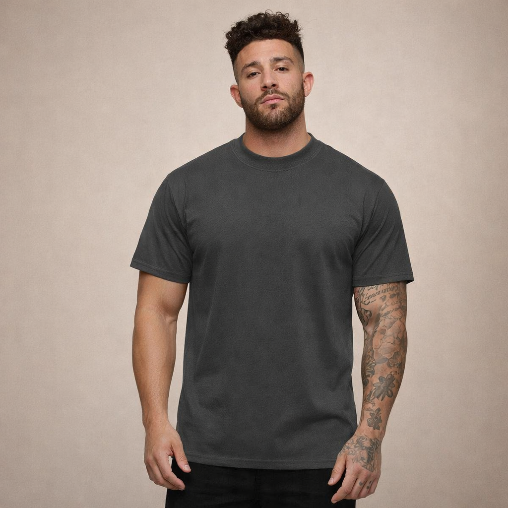 Hommes T-shirt à col rond et manches courtes 4