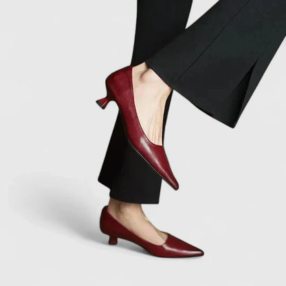 Escarpins à Bout Pointu pour Femme avec Talon Bas