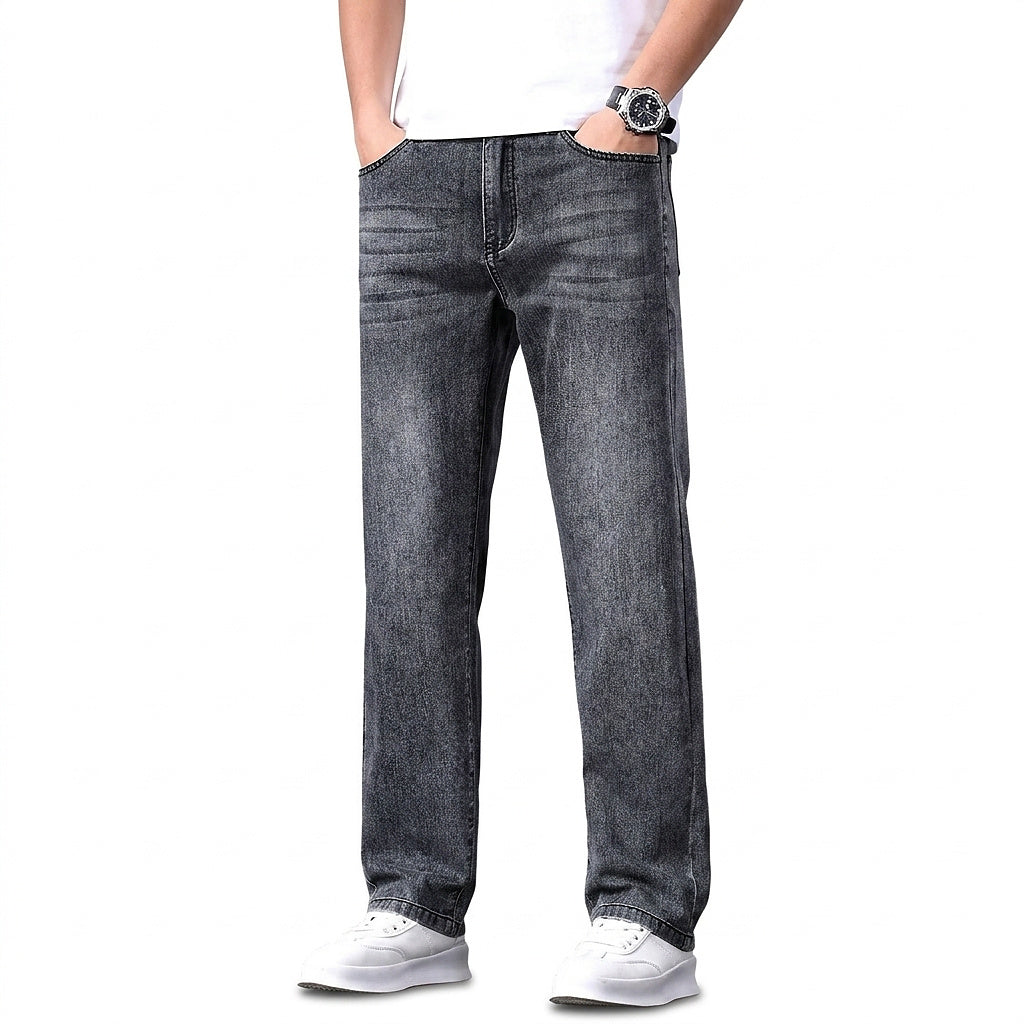 Jean droit coupe ample pour homme 1