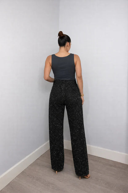 Jean Femme Droit Taille Haute-Gigié