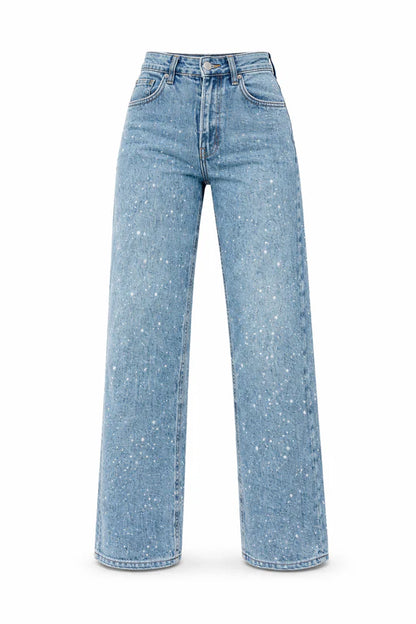 Jean Femme Droit Taille Haute-Gigié