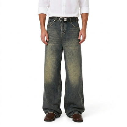 Jean large rétro pour homme 1