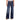 Jean large taille haute pour femme avec cordon de serrage 1