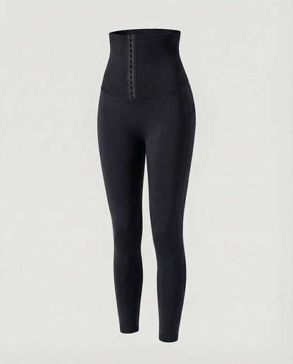 Legging femme taille haute avec fermeture à agrafes-Leggings for women-Gigié
