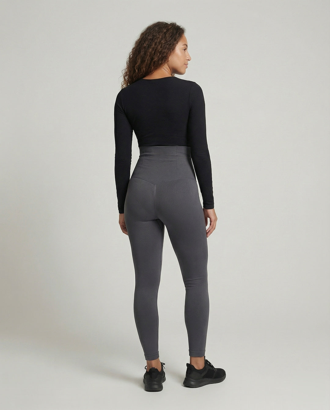 Legging femme taille haute avec fermeture à agrafes-Leggings for women-Gigié