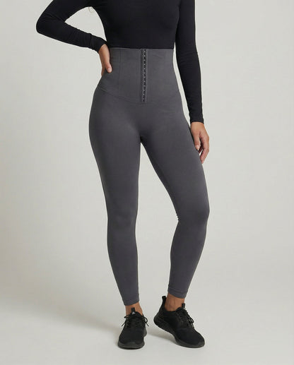 Legging femme taille haute avec fermeture à agrafes-Leggings for women-Gigié