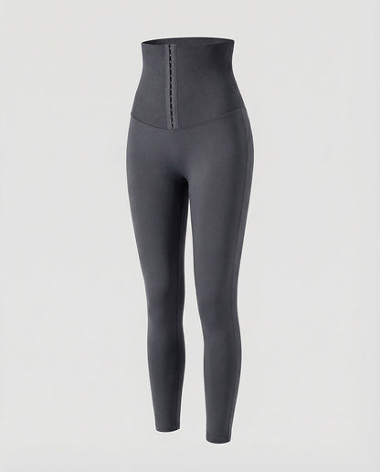 Legging femme taille haute avec fermeture à agrafes-Leggings for women-Gigié