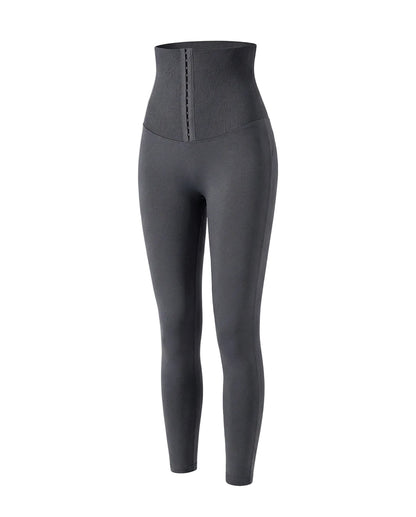 Legging femme taille haute avec fermeture à agrafes-Leggings for women-Gigié