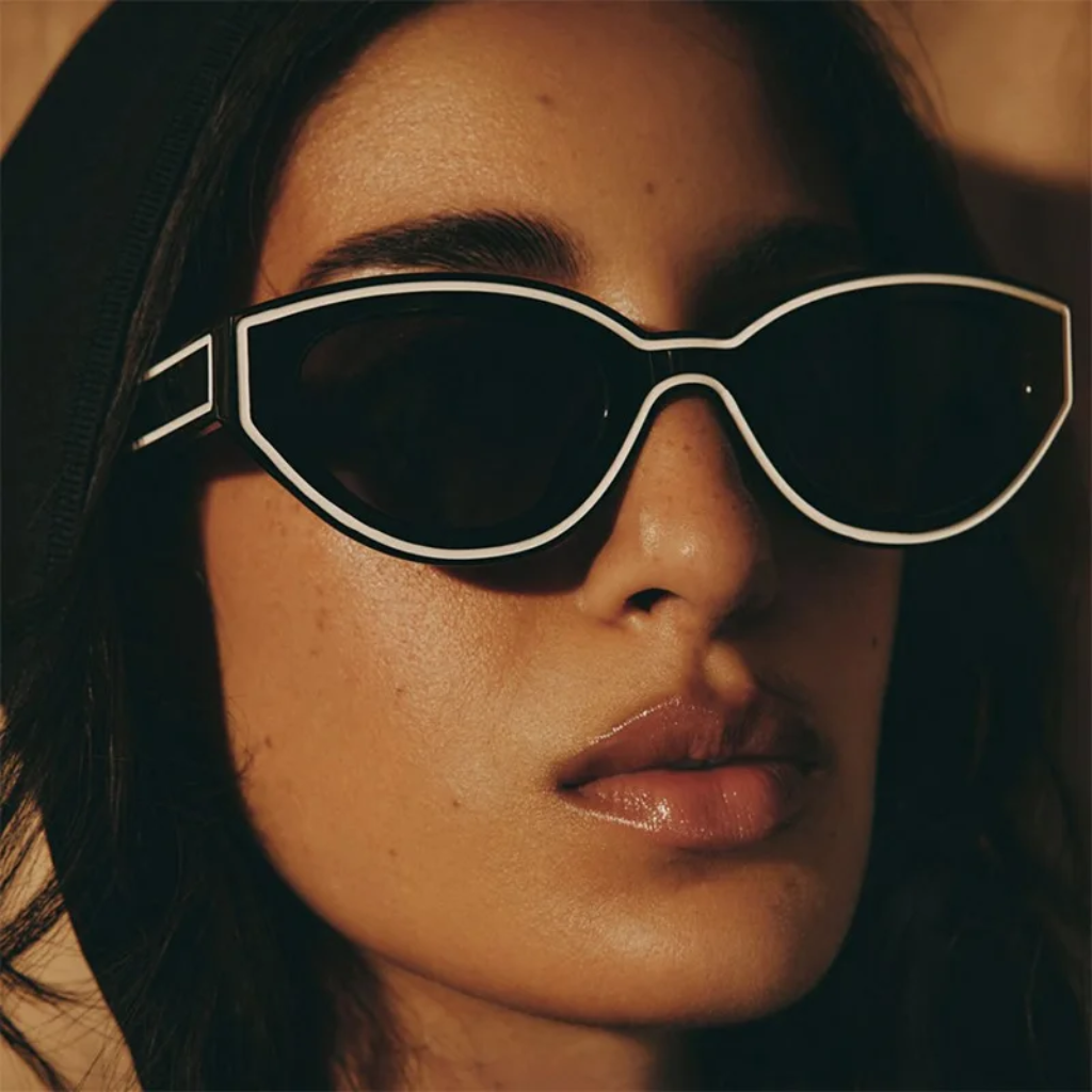 Lunettes de soleil rétro œil de chat pour femme 11