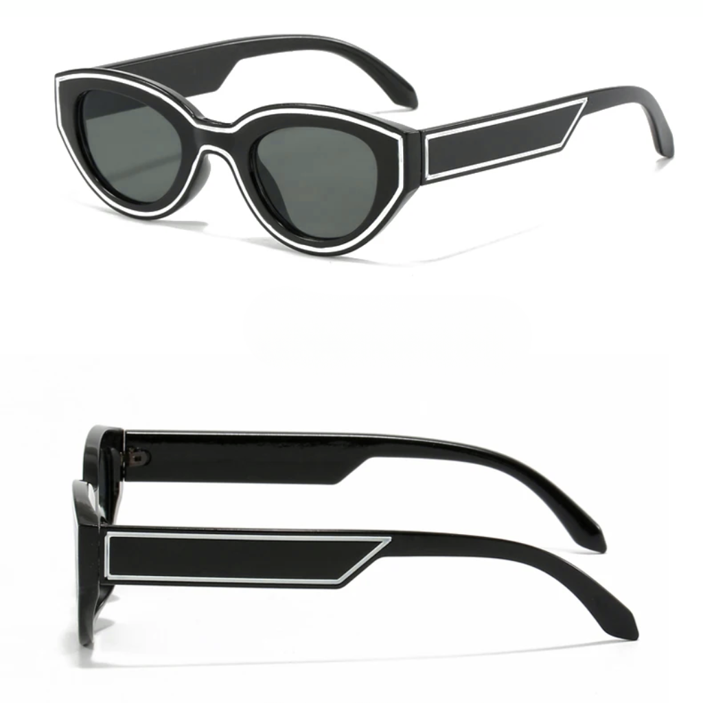 Lunettes de soleil rétro œil de chat pour femme 13