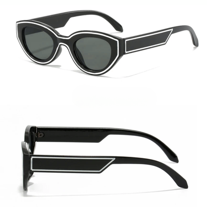 Lunettes de soleil rétro œil de chat pour femme 13