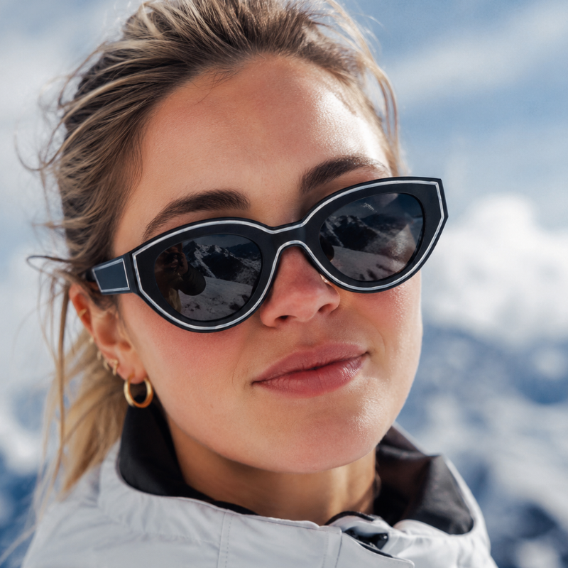Lunettes de soleil rétro œil de chat pour femme 6