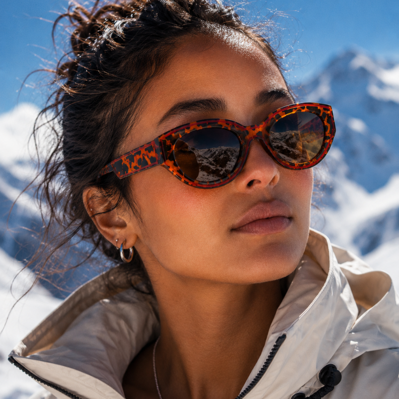 Lunettes de soleil rétro œil de chat pour femme 8