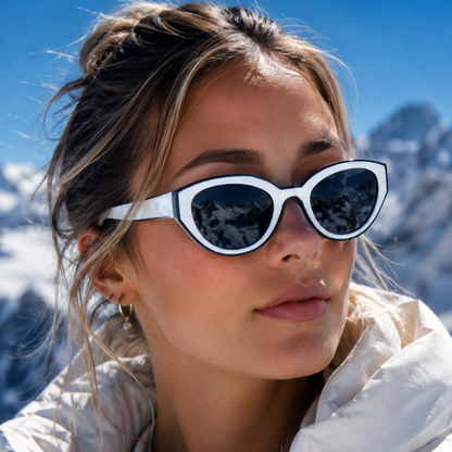 Lunettes de soleil rétro œil de chat pour femme 9