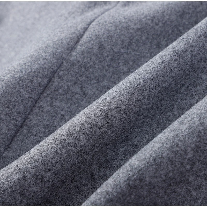 Manteau Court Femme Col Montant & Double Boutonnage-Gigié