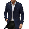 Manteau de mi-saison pour homme avec col montant et poche zippée 1