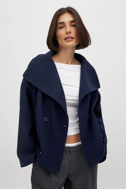 Manteau Femme Court Oversize-Gigié