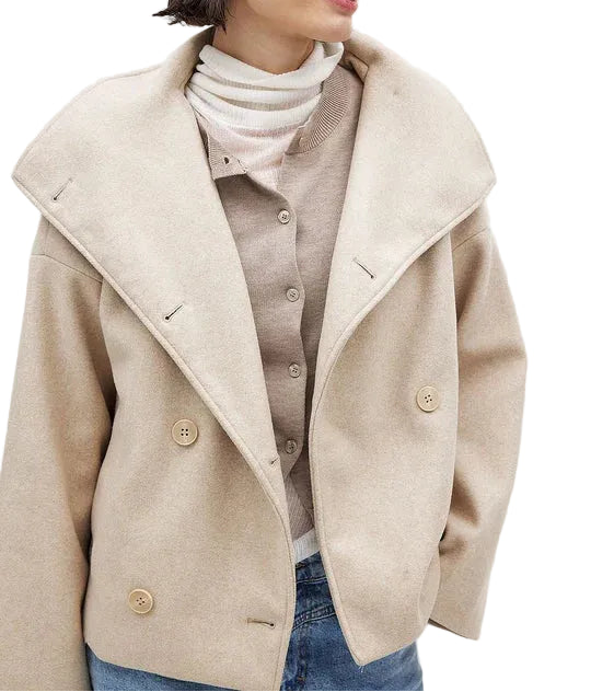 Manteau Femme Court Oversize-Gigié