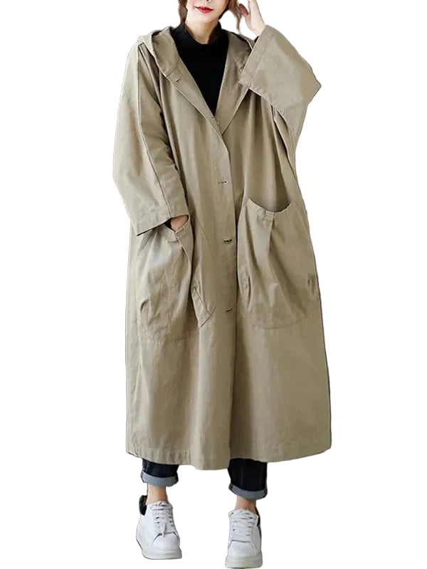 Manteau Femme Imperméable Long-Gigié