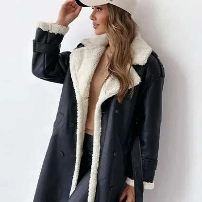 Manteau Femme Long Ceinturé-Gigié