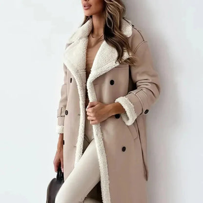 Manteau Femme Long Ceinturé-Gigié