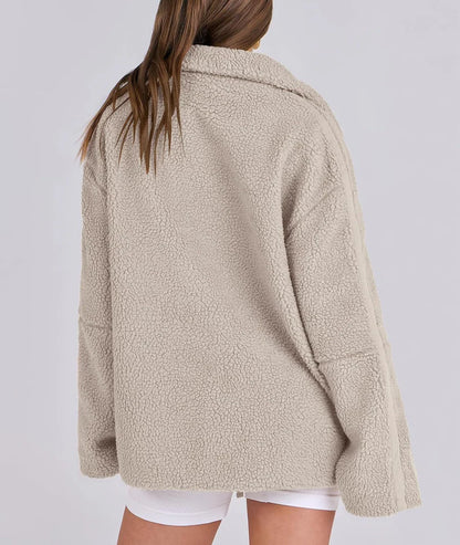 Manteau Femme Zippé Oversize Hiver-Gigié