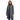 Manteau long à carreaux pour femme avec col à revers 1
