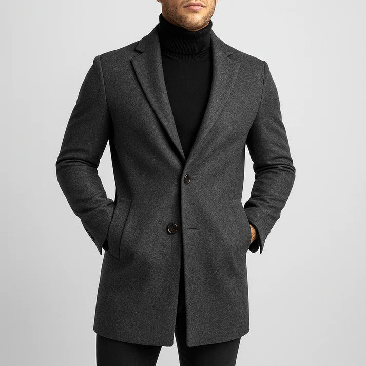 Manteau Long Classique Coupe Élégante-Gigié
