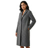 Manteau long en mélange de laine pour femme 1