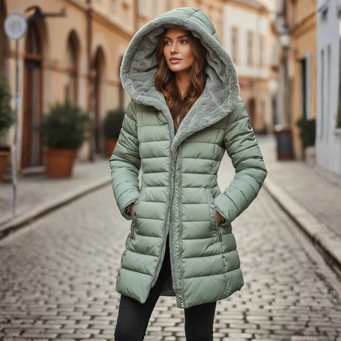Doudoune Longue Femme À Capuche-Gigié