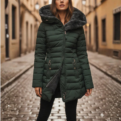Doudoune Longue Femme À Capuche-Gigié