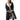 Manteau long pour femme en matière synthétique avec doublure en teddy 1