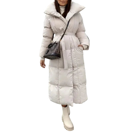 Manteau Matelassé Long Pour Femmes-Gigié