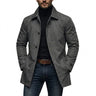 Manteau mi-long à boutonnage pour homme 1