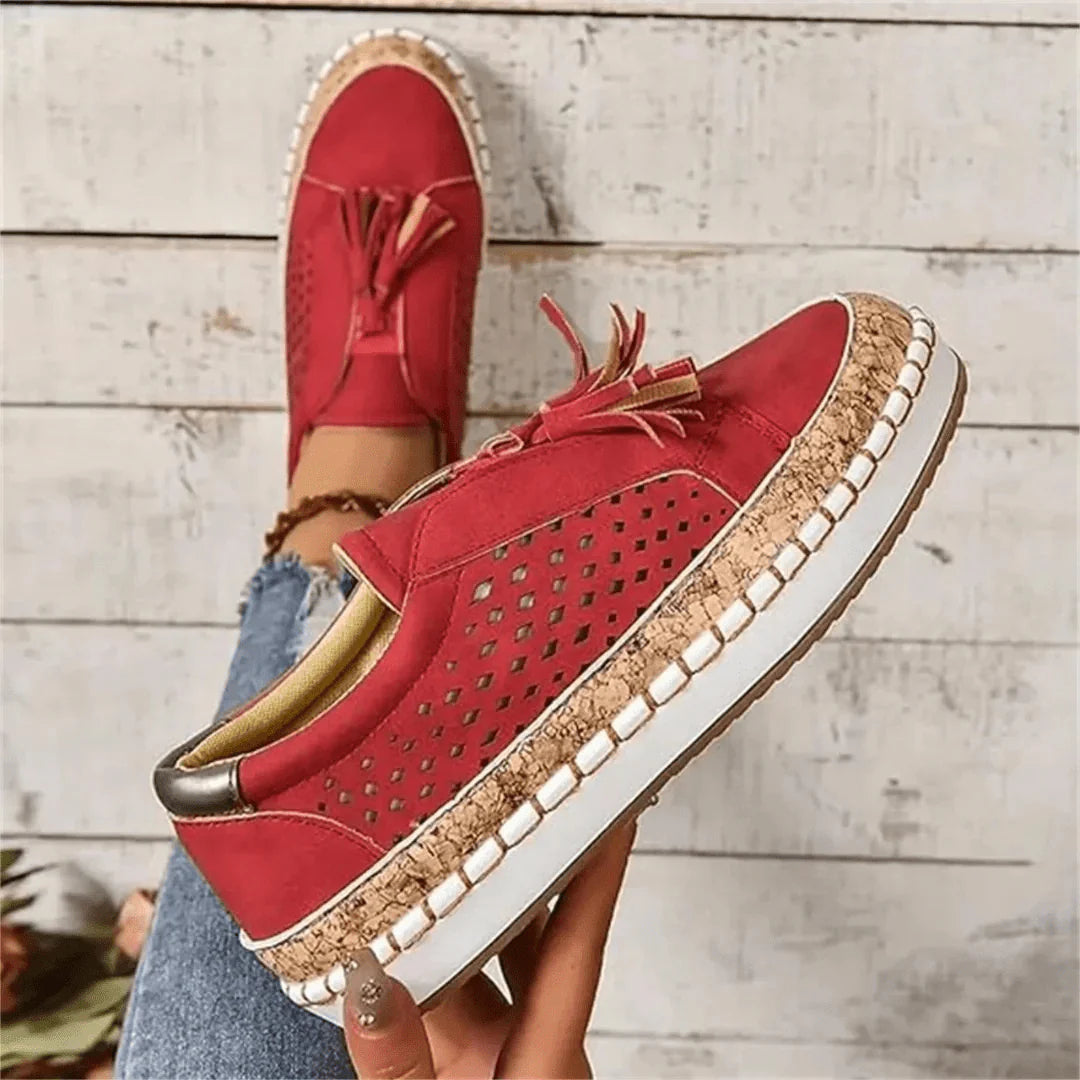 Mocassins Femme Été À Enfiler À Glands-Gigié