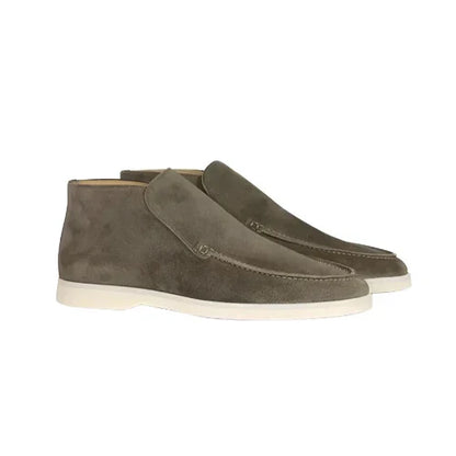 Mocassins Montants Homme "Soft Walk" Aspect Daim-Gigié
