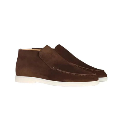 Mocassins Montants Homme "Soft Walk" Aspect Daim-Gigié