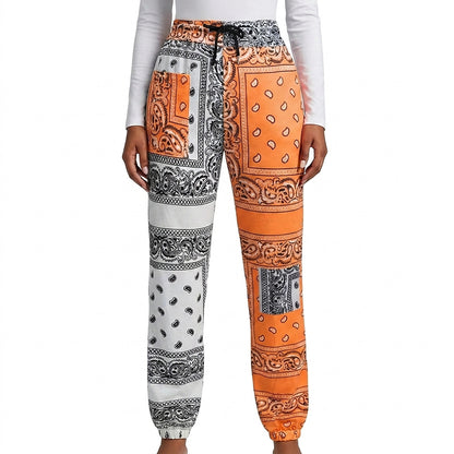 Pantalon de jogging pour femme à motif cachemire 1