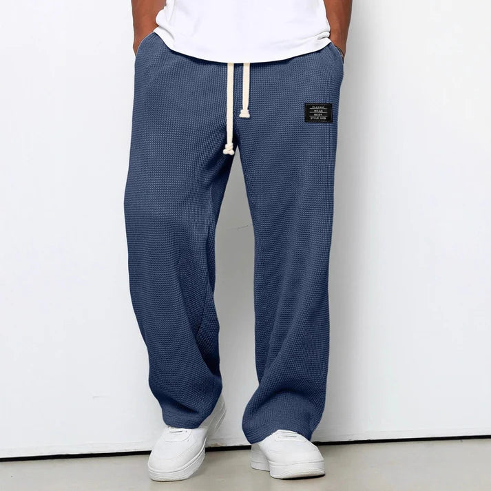 Pantalon Détente Homme Maille Gaufrée Coupe Relax-Gigié