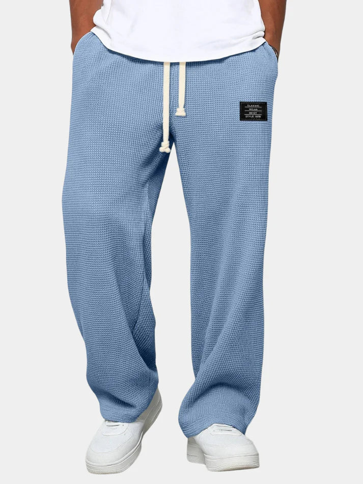 Pantalon Détente Homme Maille Gaufrée Coupe Relax-Gigié