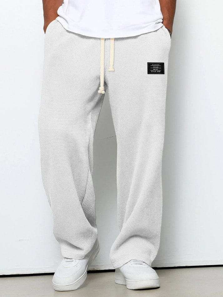 Pantalon Détente Homme Maille Gaufrée Coupe Relax-Gigié
