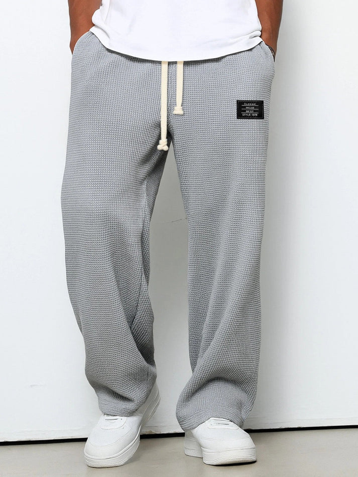 Pantalon Détente Homme Maille Gaufrée Coupe Relax-Gigié
