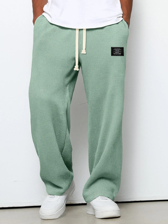 Pantalon Détente Homme Maille Gaufrée Coupe Relax-Gigié